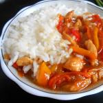 Рецепта за тайландско пиле със зеленчуци