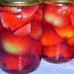 Kış için harika jöle domatesleri: temanın çeşitleri